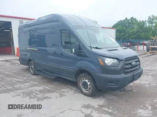 2020 Ford Transit Cargo with VIN 1FTBR3X82LKA28614, listed as a IAAI auction lot 42456093 with 90,549 mi miles and . Bid and sale history available at DreamBid. Image 1.