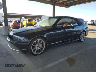 2004 BMW 3 Series 330Ci with VIN WBABW53464PL47636, listed as a Copart auction lot 47105905 with 98,347 mi miles and Salvage Title. Bid and sale history available at carsss.com. Image 1.