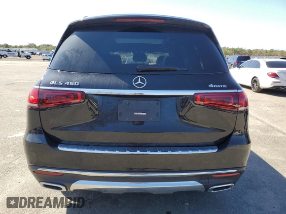 2021 Mercedes-Benz GLS 450 with VIN 4JGFF5KE7MA473906, listed as a Copart auction lot 47139594 with 25,994 mi miles and . Bid and sale history available at DreamBid. Image 6.
