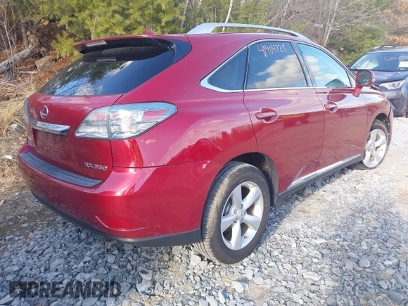 2010 Lexus RX 350 with VIN 2T2BK1BA4AC063877, listed as a IAAI auction lot 41904728 with 109,715 mi miles and . Bid and sale history available at DreamBid. Image 4.
