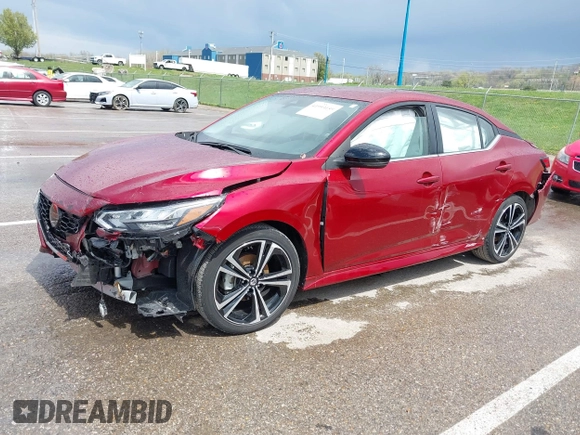 2023 Nissan Sentra SR with VIN 3N1AB8DV4PY231604, listed as a IAAI auction lot 41993155 with 20,485 mi miles and . Bid and sale history available at DreamBid. Image 2.