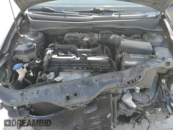 2010 Kia Rio LX with VIN KNADH4A3XA6652808, listed as a Copart auction lot 42597245 with 164,768 mi miles and Salvage Title. Bid and sale history available at carsss.com. Image 11.