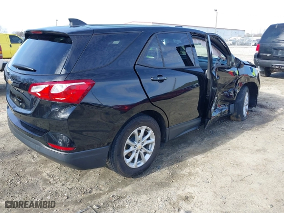 2019 Chevrolet Equinox LS with VIN 2GNAXHEV4K6132439, listed as a IAAI auction lot 41608111 with 41,118 mi miles. Bid and sale history available at carsss.com. Image 4.