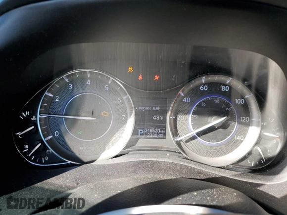 2015 Infiniti QX80 with VIN JN8AZ2NF2F9573090, listed as a Copart auction lot 41371704 with 216,620 mi miles and Salvage Title. Bid and sale history available at carsss.com. Image 9.