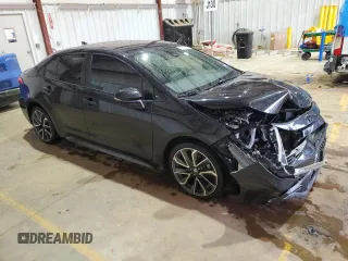 2022 Toyota Corolla SE with VIN JTDS4MCE9NJ097146, listed as a Copart auction lot 51143675 with 81,247 mi miles and Salvage Title. Bid and sale history available at DreamBid. Image 4.