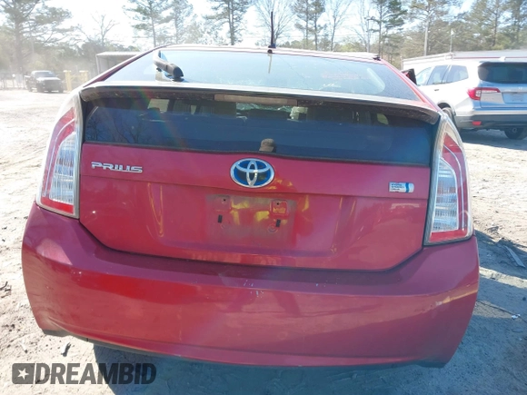 2012 Toyota Prius One with VIN JTDKN3DU3C1551711, listed as a IAAI auction lot 41883802 with 180,000 mi miles. Bid and sale history available at carsss.com. Image 16.