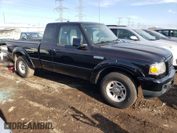 2008 Ford Ranger XLT Appearance with VIN 1FTYR14E78PA23783, listed as a Copart auction lot 45485514 with 136,191 mi miles and Salvage Title. Bid and sale history available at carsss.com. Image 4.