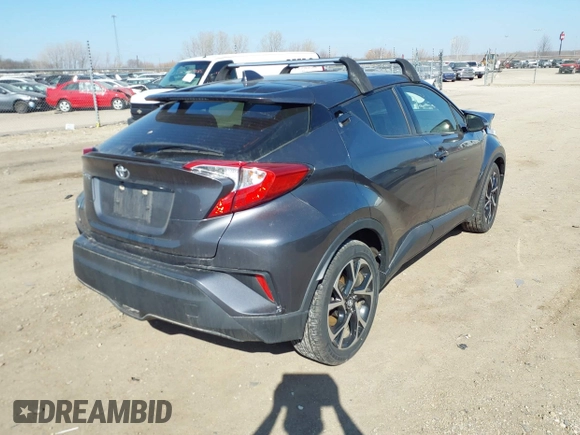 2019 Toyota C-HR XLE with VIN JTNKHMBX4K1025527, listed as a IAAI auction lot 41807738 with 64,505 mi miles and . Bid and sale history available at DreamBid. Image 4.