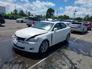 2006 Lexus IS 250 z VIN JTHBK262665010274, wystawiony jako IAAI lot #42191534 z przebiegiem 128 297 mil mil oraz . Historia ofert i sprzedaży dostępna na DreamBid. Obrazek 2.