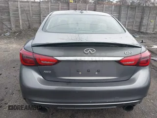 2018 Infiniti Q50 3.0t Luxe with VIN JN1EV7AR5JM434747, listed as a IAAI auction lot 41924244 with 114,634 mi miles. Bid and sale history available at carsss.com. Image 16.