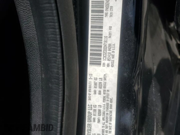 2013 Dodge Avenger SXT with VIN 1C3CDZCB3DN716116, listed as a Copart auction lot 51620255 with 196,745 mi miles and Salvage Title. Bid and sale history available at carsss.com. Image 14.