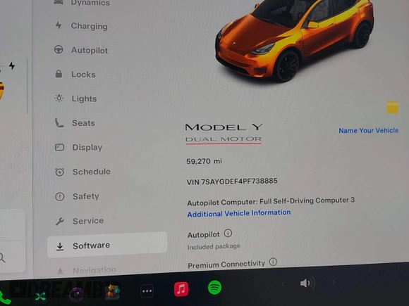 2023 Tesla Model Y Performance with VIN 7SAYGDEF4PF738885, listed as a IAAI auction lot 41798997 with 59,270 mi miles and . Bid and sale history available at DreamBid. Image 16.
