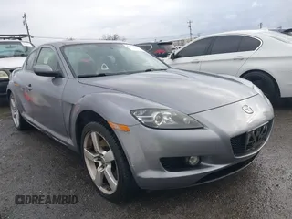 2004 Mazda RX-8 with VIN JM1FE173540107665, listed as a IAAI auction lot 41578637 with 74,164 mi miles. Bid and sale history available at carsss.com. Image 1.