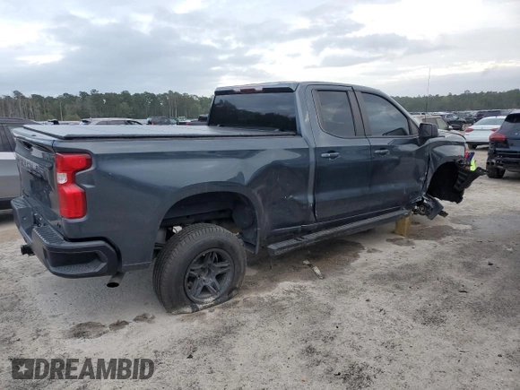 2019 Chevrolet Silverado 1500 LT with VIN 1GCRWCEK4KZ199182, listed as a Copart auction lot 77158204 with 70,660 mi miles and Salvage Title. Bid and sale history available at DreamBid. Image 3.
