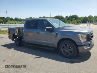 2023 Ford F-150 XL with VIN 1FTEW1C51PFC29408, listed as a Copart auction lot 61095515 with 53,008 mi miles and Clean title. Bid and sale history available at DreamBid. Image 4.