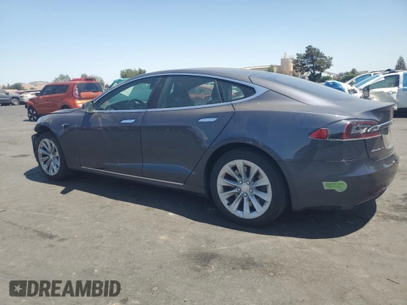 2018 Tesla Model S 75D with VIN 5YJSA1E25JF243778, listed as a Copart auction lot 63118345 with 23,356 mi miles and Salvage title. Bid and sale history available at DreamBid. Image 2.