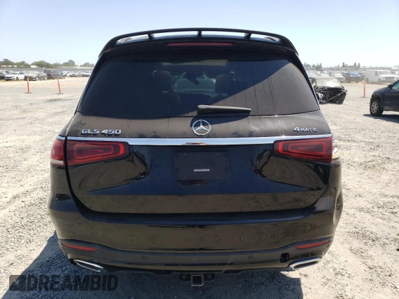 2022 Mercedes-Benz GLS 450 with VIN 4JGFF5KEXNA815222, listed as a Copart auction lot 60340715 with 40,342 mi miles and Salvage title. Bid and sale history available at DreamBid. Image 6.