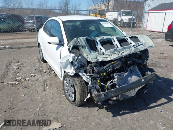 2022 Kia Rio LX with VIN 3KPA24AD0NE438118, listed as a IAAI auction lot 41790463 with 37,025 mi miles. Bid and sale history available at carsss.com. Image 1.