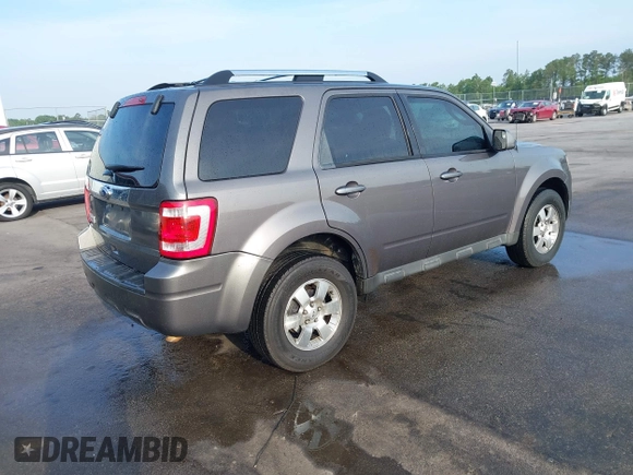 2012 Ford Escape Limited with VIN 1FMCU0E75CKC34422, listed as a IAAI auction lot 42092188 with 195,121 mi miles and . Bid and sale history available at DreamBid. Image 4.