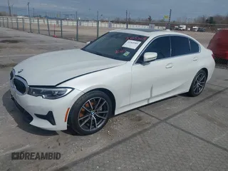 2020 BMW 3 Series 330i with VIN 3MW5R1J06L8B43574, listed as a IAAI auction lot 41365505 with 37,405 mi miles. Bid and sale history available at carsss.com. Image 14.