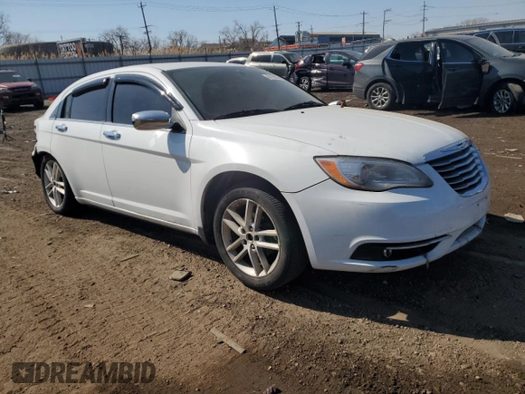 2013 Chrysler 200 Limited with VIN 1C3CCBCG2DN503261, listed as a Copart auction lot 49158285 with 186,902 mi miles and Salvage Title. Bid and sale history available at carsss.com. Image 4.