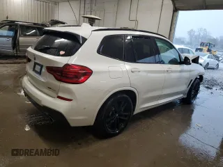 2020 BMW X3 xDrive30i with VIN 5UXTY5C03L9B46098, listed as a Copart auction lot 50985655 with 44,268 mi miles and Salvage Title. Bid and sale history available at DreamBid. Image 3.