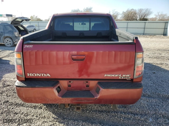 2006 Honda Ridgeline RTS with VIN 2HJYK16466H544242, listed as a Copart auction lot 82997204 with 305,119 mi miles and Salvage Title. Bid and sale history available at carsss.com. Image 6.