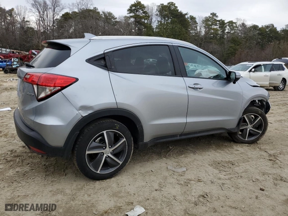 2022 Honda HR-V EX-L with VIN 3CZRU6H7XNM742680, listed as a Copart auction lot 42878165 with 68,773 mi miles and Salvage Title. Bid and sale history available at carsss.com. Image 3.