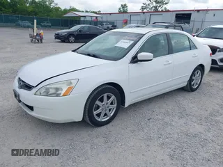 2003 Honda Accord EX z VIN 1HGCM66533A044677, wystawiony jako IAAI lot #42440815 z przebiegiem 188 450 mil mil oraz . Historia ofert i sprzedaży dostępna na DreamBid. Obrazek 2.
