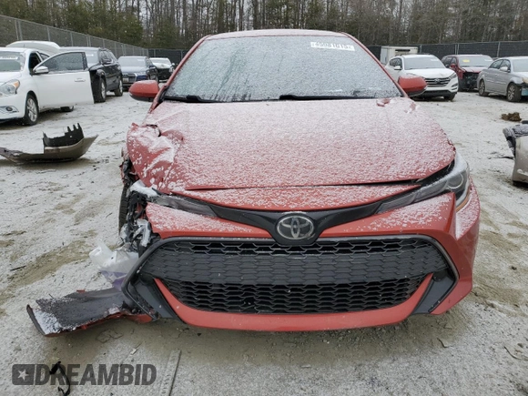 2019 Toyota Corolla Hatchback SE with VIN JTNK4RBE9K3043422, listed as a Copart auction lot 45981015 with 90,124 mi miles and Salvage Title. Bid and sale history available at carsss.com. Image 5.