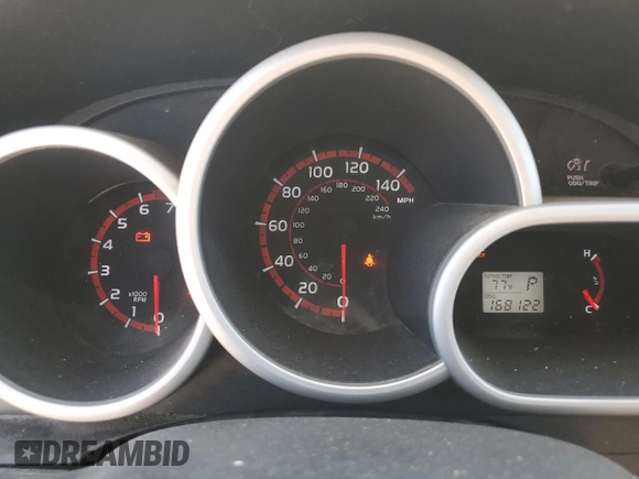 2009 Pontiac Vibe GT with VIN 5Y2SR67009Z441028, listed as a Copart auction lot 73717854 with 168,122 mi miles and Clean Title. Bid and sale history available at carsss.com. Image 9.