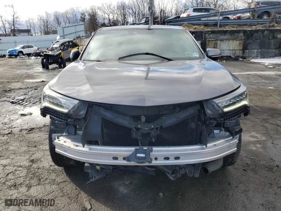 2020 Acura RDX w/A-Spec Pkg with VIN 5J8TC2H60LL041127, listed as a Copart auction lot 43504365 with 75,660 mi miles and Salvage Title. Bid and sale history available at carsss.com. Image 5.