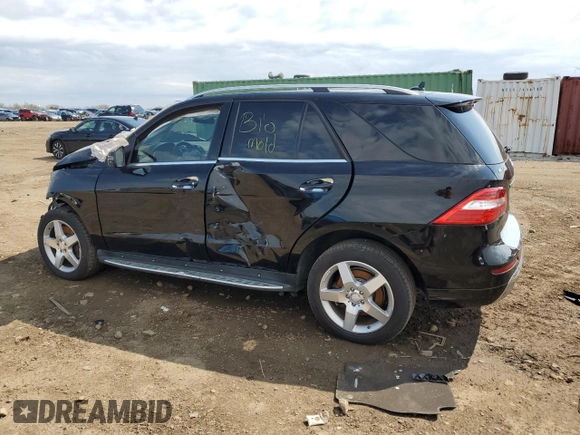 2013 Mercedes-Benz M 550 with VIN 4JGDA7DBXDA262171, listed as a Copart auction lot 52435385 with Not provided miles and Salvage title. Bid and sale history available at DreamBid. Image 2.