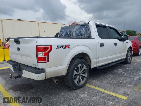 2019 Ford F-150 XL with VIN 1FTEW1CP3KKD55769, listed as a IAAI auction lot 42622540 with 114,317 mi miles and . Bid and sale history available at DreamBid. Image 4.