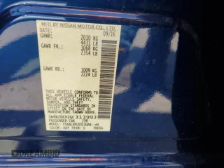 2016 Nissan LEAF S with VIN 1N4BZ0CP2GC313993, listed as a Copart auction lot 61928853 with 41,956 mi miles. Bid and sale history available at carsss.com. Image 13.