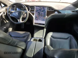2016 Tesla Model S 90D with VIN 5YJSA1E2XGF133933, listed as a Copart auction lot 60736445 with 203,063 mi miles and Salvage title. Bid and sale history available at DreamBid. Image 8.
