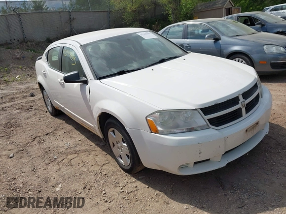 2010 Dodge Avenger SXT with VIN 1B3CC4FB7AN193368, listed as a IAAI auction lot 42248395 with 207,773 mi miles and . Bid and sale history available at DreamBid. Image 1.