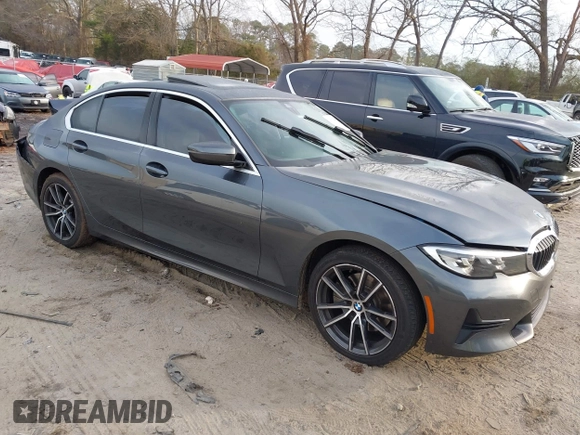2019 BMW 3 Series 330i xDrive with VIN WBA5R7C53KAJ84615, listed as a IAAI auction lot 41774006 with Not provided miles and . Bid and sale history available at DreamBid. Image 1.
