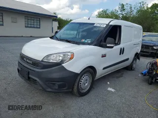 2019 Ram ProMaster City Cargo Tradesman z VIN ZFBHRFAB6K6M81516, wystawiony jako Copart lot #48754015 z przebiegiem 57 342 mil mil oraz Szkoda całkowita • Salvage title. Historia ofert i sprzedaży dostępna na DreamBid. Obrazek 1.