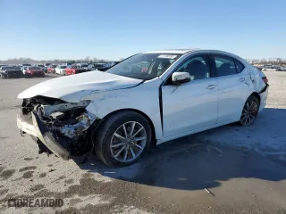 2018 Acura TLX with VIN 19UUB1F39JA002412, listed as a Copart auction lot 41780555 with 140,950 mi miles and Salvage Title. Bid and sale history available at carsss.com. Image 1.