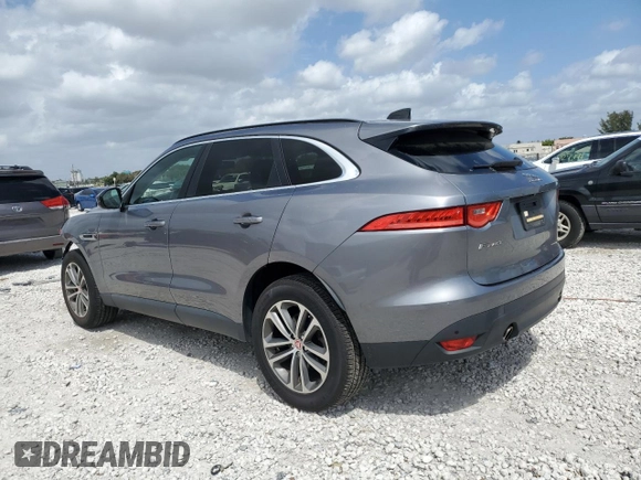 2020 Jaguar F-Pace 25t Premium with VIN SADCJ2FX2LA660716, listed as a Copart auction lot 50395805 with 15,619 mi miles and Non Repairable. Bid and sale history available at DreamBid. Image 2.