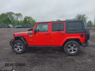 2017 Jeep Wrangler Unlimited Sahara with VIN 1C4HJWEG6HL609208, listed as a IAAI auction lot 42231634 with 87,466 mi miles and . Bid and sale history available at DreamBid. Image 15.