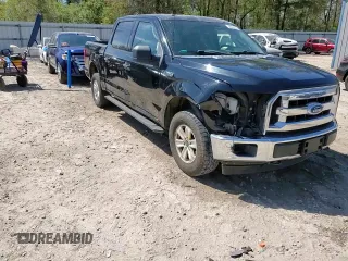 2017 Ford F-150 XL with VIN 1FTEW1EF4HFB11182, listed as a Copart auction lot 50622235 with 155,165 mi miles and Salvage Title. Bid and sale history available at carsss.com. Image 13.