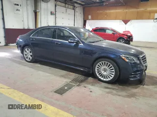 2019 Mercedes-Benz S 560 with VIN WDDUG8GB2KA472383, listed as a Copart auction lot 41736225 with 148,879 mi miles and Salvage Title. Bid and sale history available at DreamBid. Image 4.