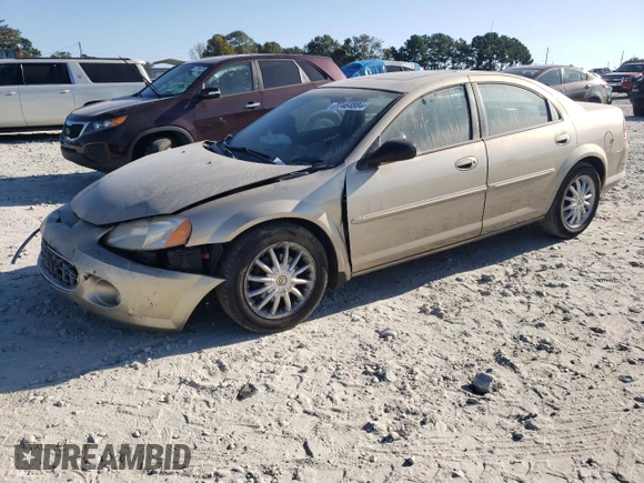 2002 Chrysler Sebring Touring with VIN 1C3AL56R52N240265, listed as a Copart auction lot 77464884 with 119,105 mi miles and Salvage title. Bid and sale history available at DreamBid. Image 1.