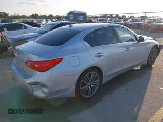 2017 Infiniti Q50 Premium with VIN JN1CV7AR6HM681017, listed as a IAAI auction lot 41212271 with 141,479 mi miles and . Bid and sale history available at carsss.com. Image 4.