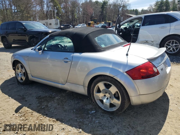 2002 Audi TT with VIN TRUUT28N721013092, listed as a Copart auction lot 52858535 with 205,273 mi miles and Clean Title. Bid and sale history available at carsss.com. Image 2.
