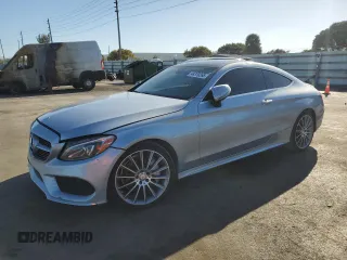 2017 Mercedes-Benz C 300 with VIN WDDWJ4JBXHF380204, listed as a Copart auction lot 48370265 with 106,863 mi miles and Clean Title. Bid and sale history available at carsss.com. Image 1.
