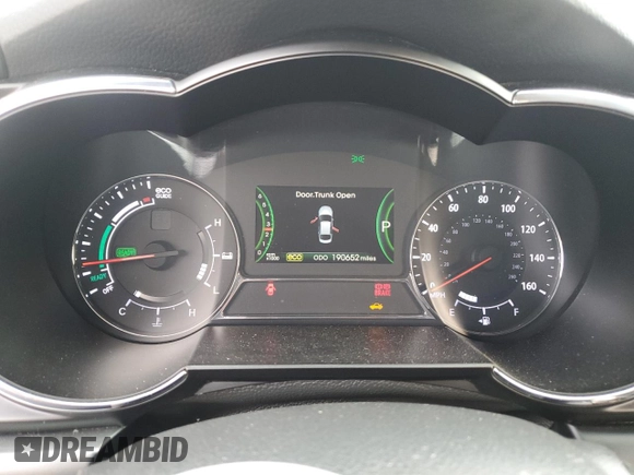 2013 Kia Optima LX with VIN KNAGM4AD8D5040926, listed as a Copart auction lot 81627634 with 190,652 mi miles and Salvage Title. Bid and sale history available at DreamBid. Image 9.