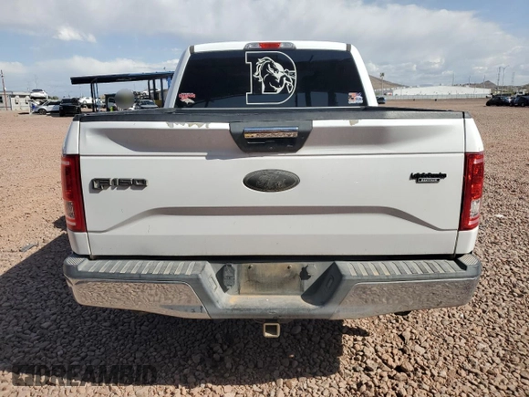 2016 Ford F-150 XL with VIN 1FTEW1CP1GKF32911, listed as a Copart auction lot 51711255 with 152,941 mi miles and Salvage Title. Bid and sale history available at carsss.com. Image 6.